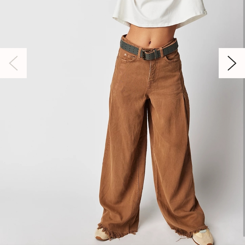 Free People Old West Slouchy Jeans
